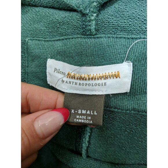 Anthropologie Pilcro Letterpress Mock Neck Sweater pullover Green Size XS - Picture 2 of 8